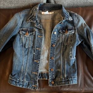 H&M distressed Denim Jacket